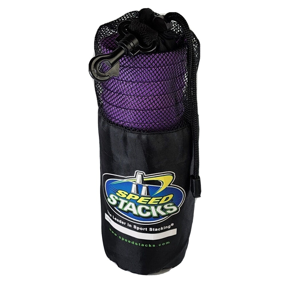 Speed Stacks Official Competition Cups WSSA Purple in Original Drawstring Bag